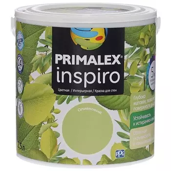 Краска интерьерная Primalex Inspiro Оливковая 2.5 л