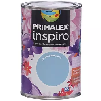 Краска интерьерная Primalex Inspiro Синий муслин 1 л