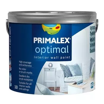 Краска интерьерная Primalex Optimal Белая 5 л