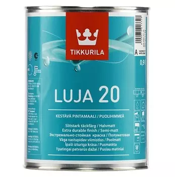 Краска интерьерная Tikkurila Luja 20 основа А полуматовая 0.9 л