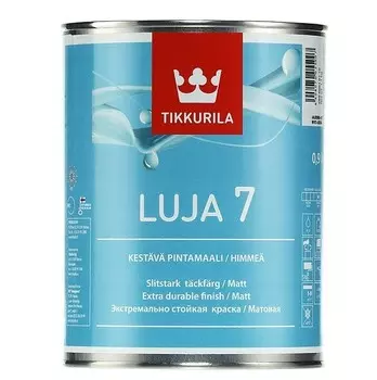 Краска интерьерная Tikkurila Luja 7 основа C матовая 0.9 л