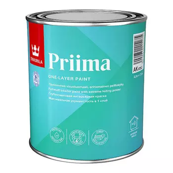 Краска интерьерная Tikkurila Priima AK глубокоматовая 0,9 л