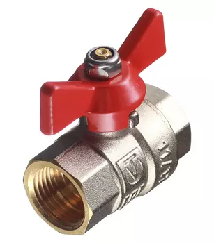 Кран шаровой Valtec Base 1/2" ВР бабочка