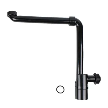 1 1/4 Inch Waste Trap Bathroom Waste Trap-degree Rotatable Design Built-in Hair Filter Compatible With Most Sinks белый
