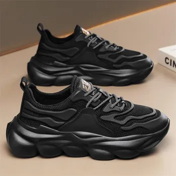 Fashion New Fashion Shoes for Men Luxury Man Sneakers Fashion Outdoor Trainers Breathable Thick Sole Casual Walking Comfortable Shoes 39 белый