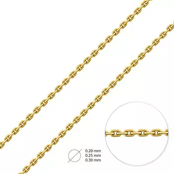 Цепь из желтого золота НЦ15-053d040
