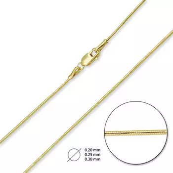Цепь из желтого золота НЦ15-078020d
