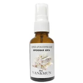 VAN&MUN Спрей ароматический для дома и офиса Ореховая нуга 30.0