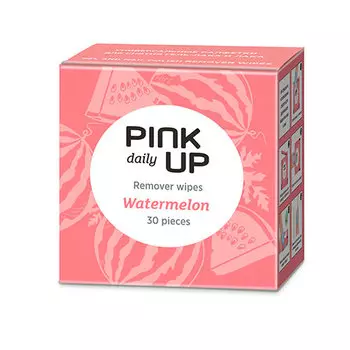 Салфетки для снятия лака и гель-лака PINK UP DAILY Арбуз 30 шт