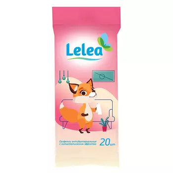 Салфетки хозяйственные LELEA антистатические с антибактериальным эффектом 20 шт