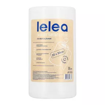 Салфетки в рулоне LELEA хлопковые 100 шт