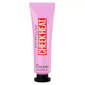 Румяна для лица MAYBELLINE CHEEK HEAT гелево-кремовые тон 10 pink scorch