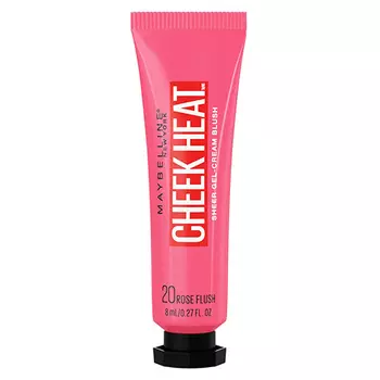Румяна для лица MAYBELLINE CHEEK HEAT гелево-кремовые тон 20 rose flash