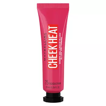 Румяна для лица MAYBELLINE CHEEK HEAT гелево-кремовые тон 25 fuchsia spark