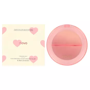 Румяна для лица NOVO SWEETHEART GRADIENT BLUSH тон 01