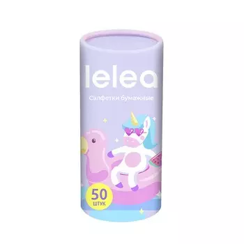 Салфетки бумажные LELEA Unicorn 50 шт