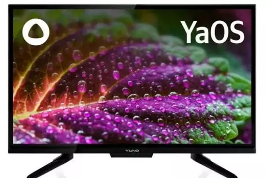 Телевизор Yuno ULX-24TCS221 (B) LED 24" Яндекс.ТВ черный HD 50Hz DVB-T2 DVB-C DVB-S DVB-S2 WiFi Smart TV (RUS)