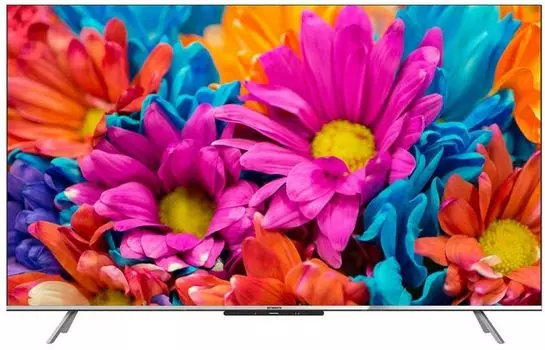 Телевизор Skyworth 75Q66G QLED 75" Eye Care серебристый 4K Ultra HD 60Hz DVB-T DVB-T2 DVB-C DVB-S DVB-S2 USB WiFi Smart TV