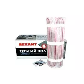 Теплый пол Rexant Classic RNX -3,5-525 51-0507-2 площадь 3,5 м2 (0,5 х 7,0 м), 525 Вт, двухжильный с экраном