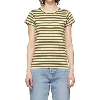 Футболка Slub в зеленую полоску rag & bone
