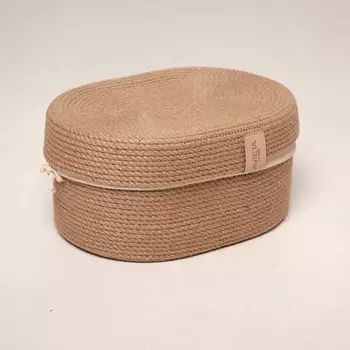 AVIETA HOME Овальная корзина с крышкой