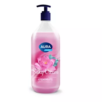 AURA Крем-мыло Шелк и лотос Silky Cream 1 л 1000.0