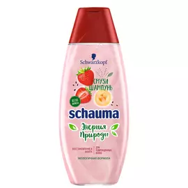 Шампунь Schauma Энергия природы клубника, банан и семена чиа 400 мл
