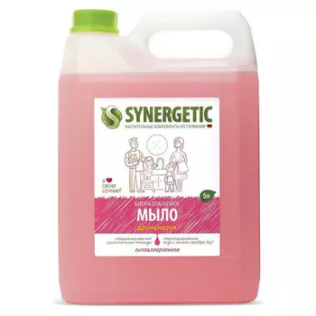Жидкое мыло SYNERGETIC Аромамагия 105504, гипоаллергенное, 5 л (606749)