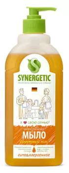 Жидкое мыло SYNERGETIC Фруктовый микс, уход, 500мл, 1шт. (105055)