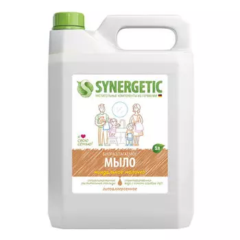 Жидкое мыло SYNERGETIC Миндальное молочко 105506, гипоаллергенное, 5 л (605553)