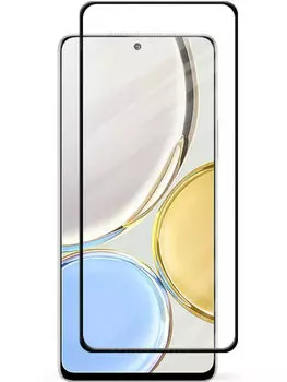 Защитное стекло Red Line для экрана смартфона Honor Magic 4 Lite 5G, Full screen full glue, поверхность глянцевая, черная рамка (УТ000033348)