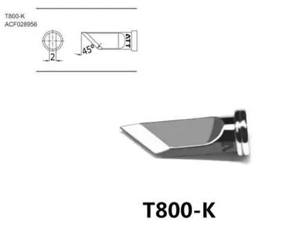 Жало паяльное Atten T800-K, 4.5мм, 1шт. (ACF028956)