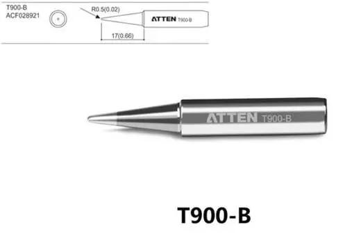 Жало паяльное Atten T900-B, 1мм, 1шт. (ACF028921)