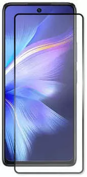 Защитное стекло Red Line для экрана смартфона Infinix Note 30, Full screen full glue, поверхность глянцевая, черная рамка, плоское (УТ000035862)