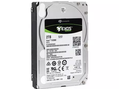 Жесткий диск (HDD) Seagate 2Tb Exos 7E2000, 2.5", 7.2K, 512n, SATA3 (ST2000NX0403)