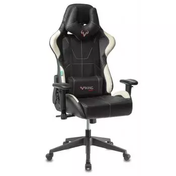 Кресло Zombie VIKING 5 AERO WHITE черный/белый