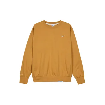 Спортивный пуловер с круглым вырезом Nike с вышитым логотипом, мужские топы, оранжевый CK6359-712 M