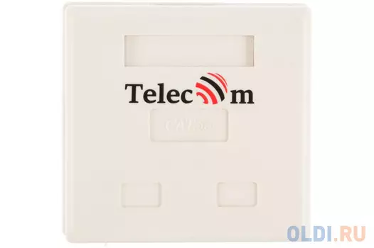 Розетка внешняя RJ45 CAT5E 2P TV-Com TC-SB-2-8P8C-C5E-WH