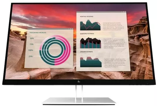 Монитор HP 27" E27u G4 черный IPS 5ms 16:9 1000:1 250cd 178гр/178гр 2560x1440 DisplayPort USB