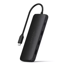 Адаптер мультипортовый Satechi Hybrid Multiport Adapter (with SSD Enclosure) 4 в 1, черный