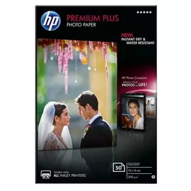 Бумага HP Premium Plus Glossy Photo Paper-50 sht/10 x 15