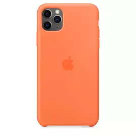 Чехол Apple Silicone Case для iPhone 11 Pro Max, силикон, «оранжевый витамин»