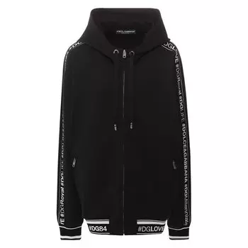 Хлопковый кардиган с капюшоном Dolce &amp; Gabbana
