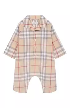 Хлопковый комбинезон Burberry