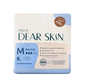 DEAR SKIN Гигиенические прокладки Air Embo Regular