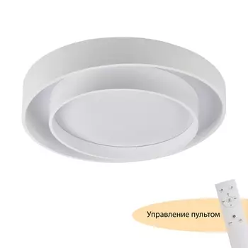 Потолочный светодиодный светильник круглый с пультом MyFar Rhea MR9160-CL