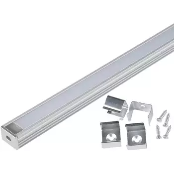 Профиль для светодиодной ленты UFE-K10 Silver/Frozen Polybag Uniel UFE-K 200