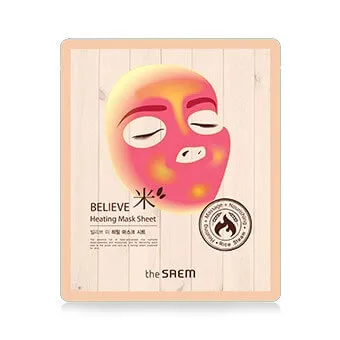 Согревающая тканевая маска для лица The Saem Believe Me Heating Mask