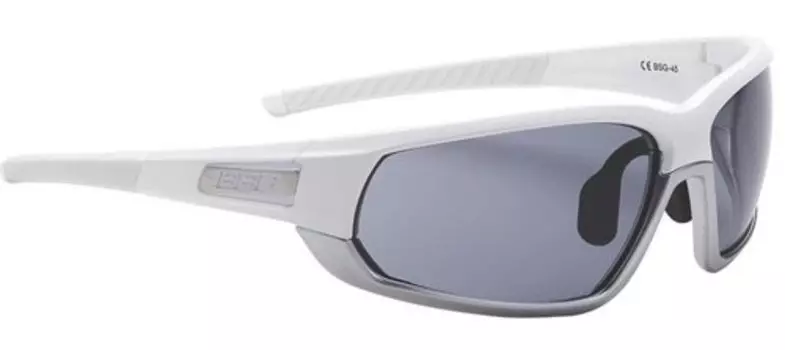 Очки велосипедные BBB Adapt Fulframe PC Smoke, солнцезащитные, матовый белый, BSG-45