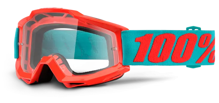 Очки велосипедные 100% Accuri Passion Orange / Clear Lens, 50200-197-02